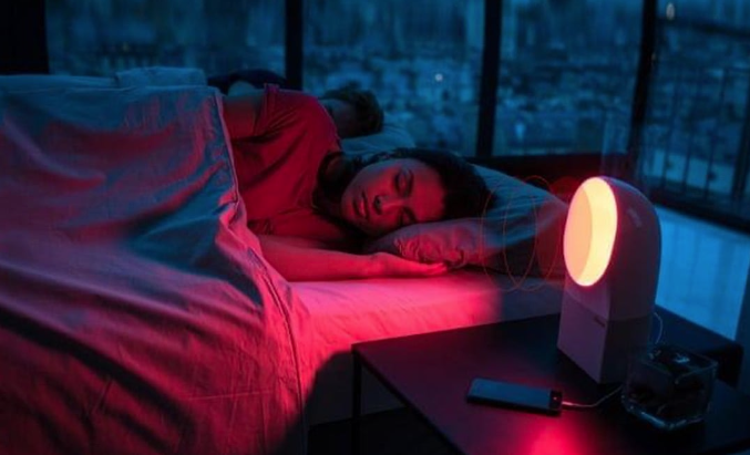 What color LED lights help you sleep